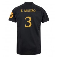 Dres Real Madrid Eder Militao #3 Rezervni 2023-24 Kratak Rukav